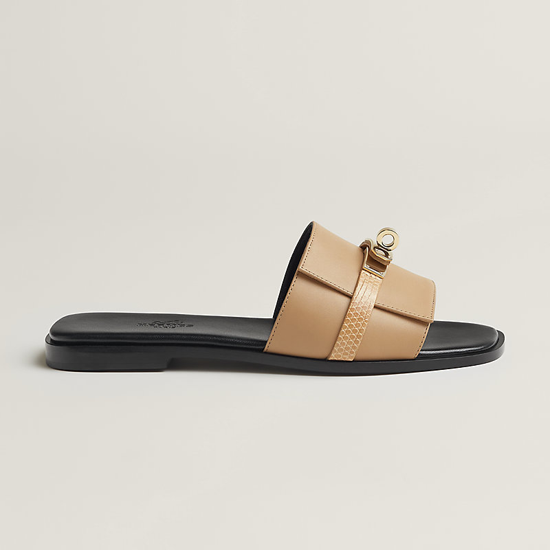 サンダル 《ジュリア》 - ベージュ | Hermès - エルメス-公式サイト